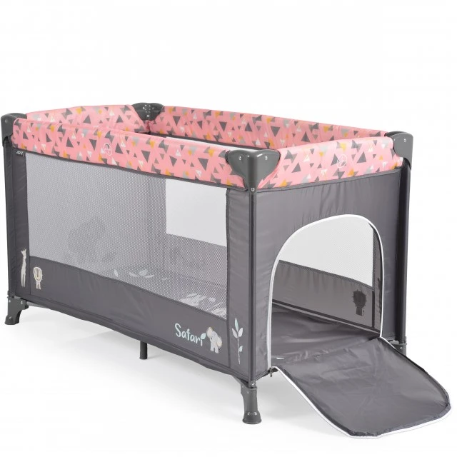 Baby crib Safari pink