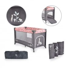 Baby crib Safari pink