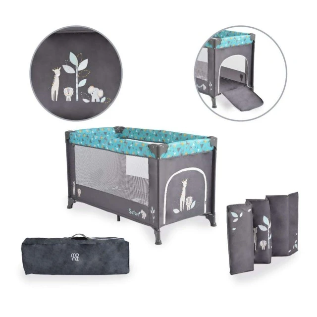 Cot Safari turquoise