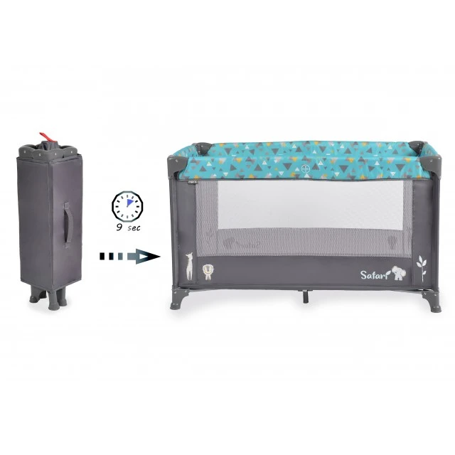 Cot Safari turquoise