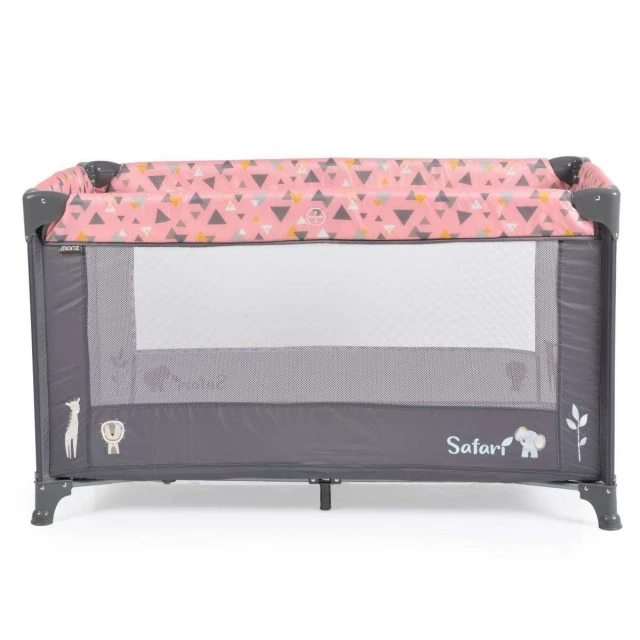 Baby crib Safari pink