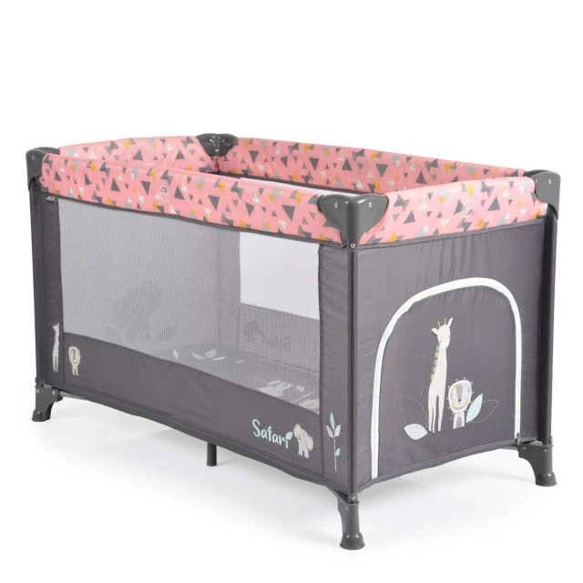 Baby crib Safari pink