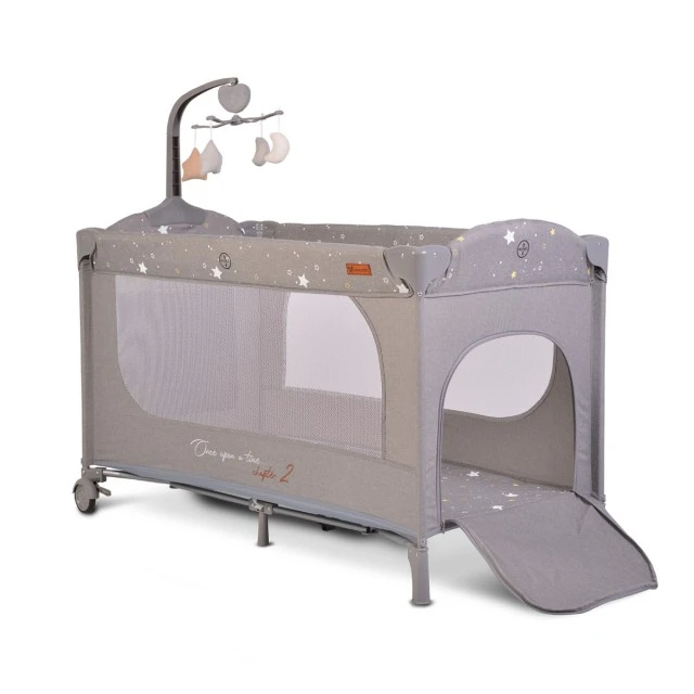 Baby crib Once upon a time 2 gray
