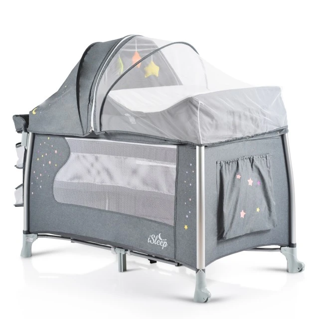 Baby crib ISleep gray