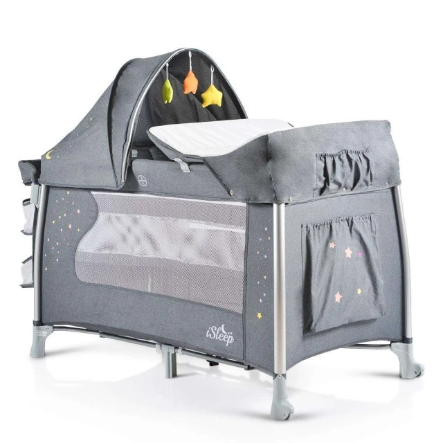 Baby crib ISleep gray