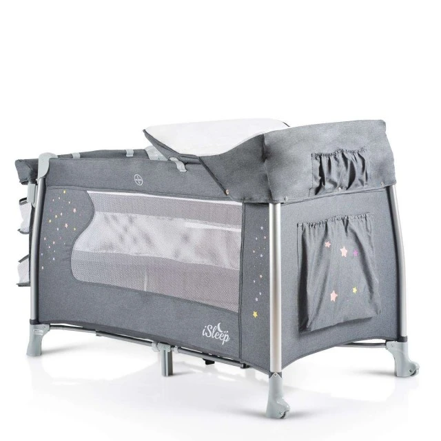 Baby crib ISleep gray
