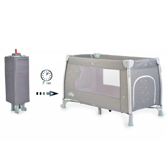 Baby crib ISleep gray