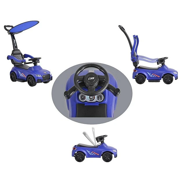 Car with handle Victory 2in1 311 blue