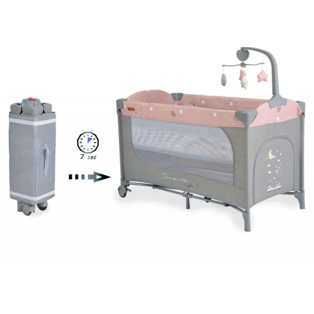 Baby crib Once upon a time 3 pink