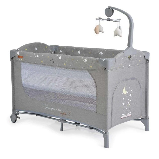 Baby crib Once upon a time 3 gray