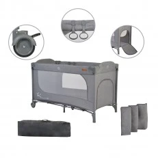 Baby crib Skyglow 1 gray