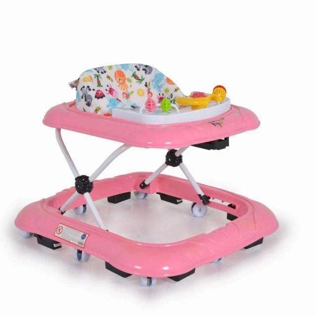 Jungle fun pink walker