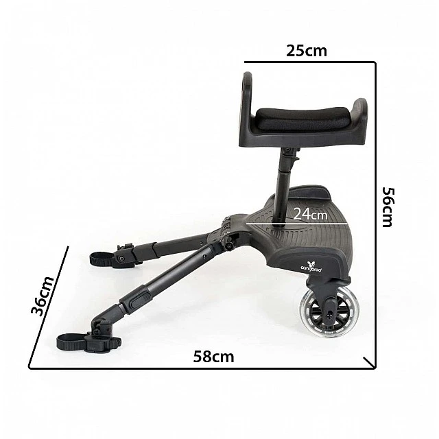 Universal step stool with Move on seat