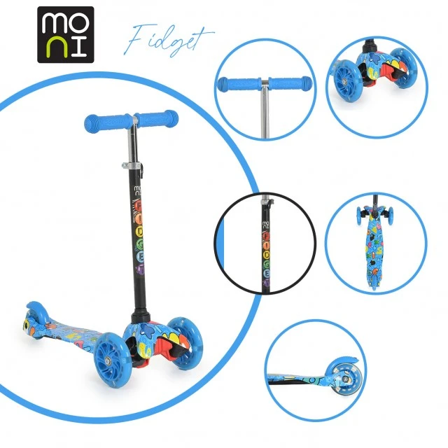 Fidget scooter blue