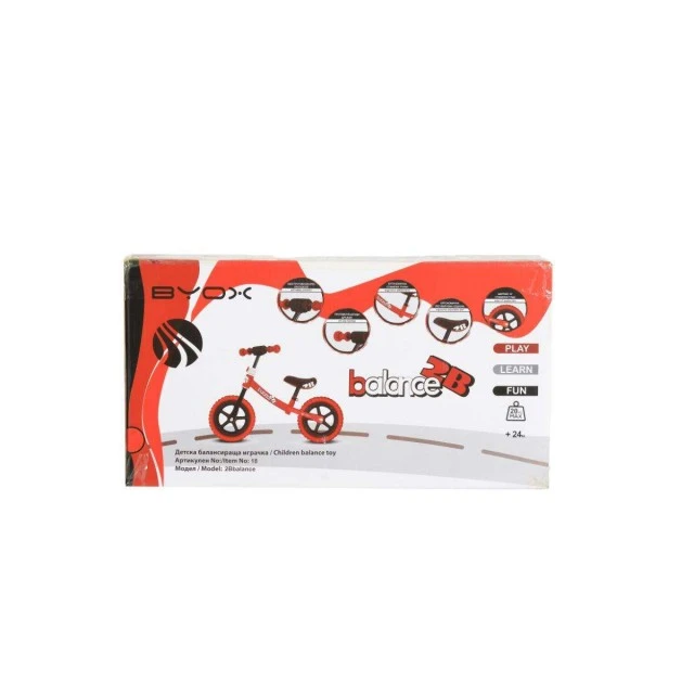 BALANCE BIKE 2B balanced red