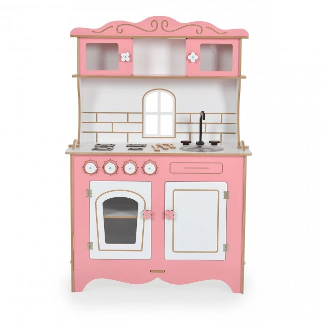 Rosey wooden kitchen