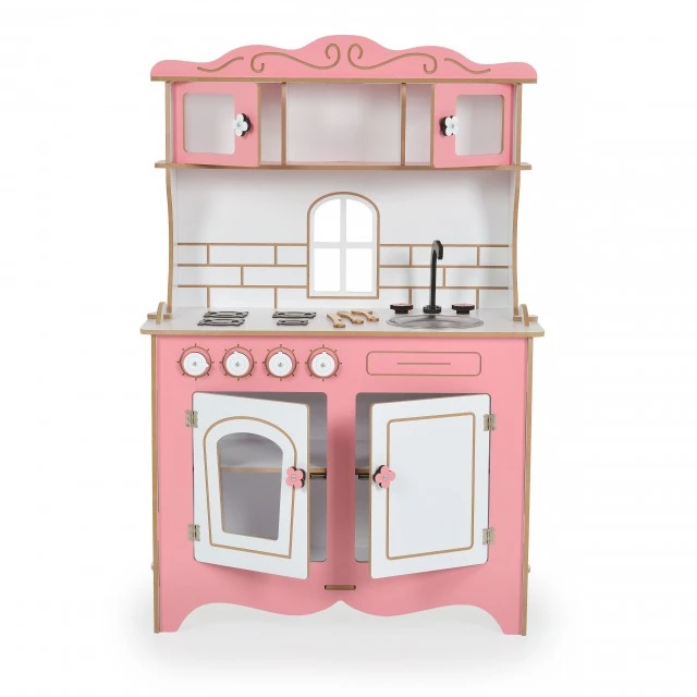 Rosey wooden kitchen