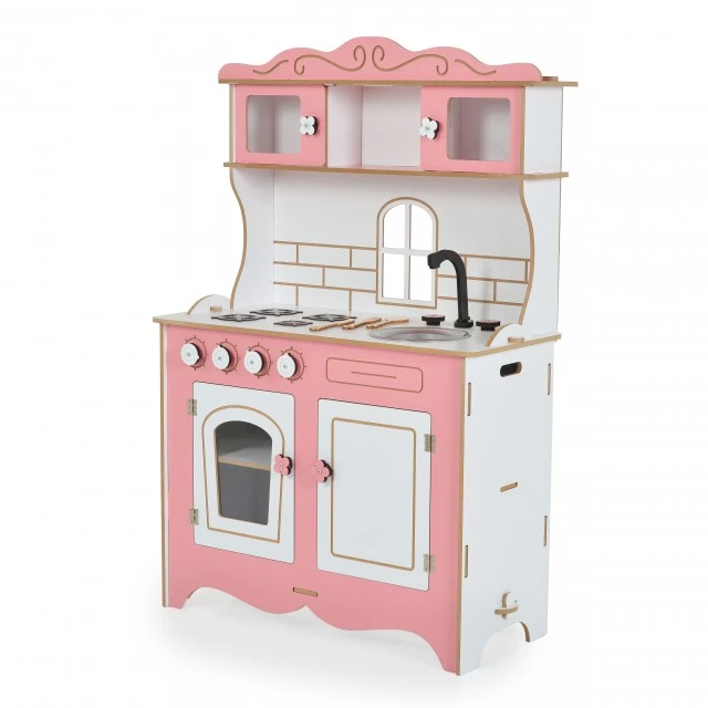 Rosey wooden kitchen