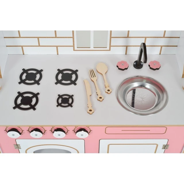 Rosey wooden kitchen