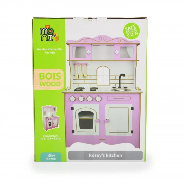 Rosey wooden kitchen