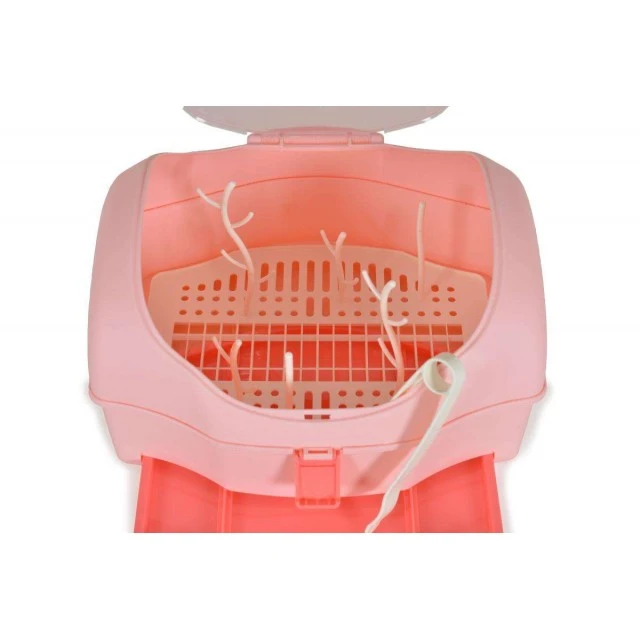 Dryer for bottles and accessories Blooming pink