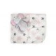 Baby blanket 90/75 cm with toy Elephant pink