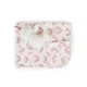 Baby blanket 90/75 cm with toy Unicorn rainbow