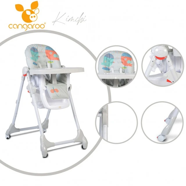 Children’s dining chair Kimchi gray