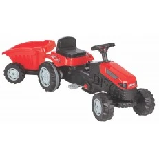 Active tractor with trailer 07316 red