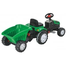 Active tractor with trailer 07316 green