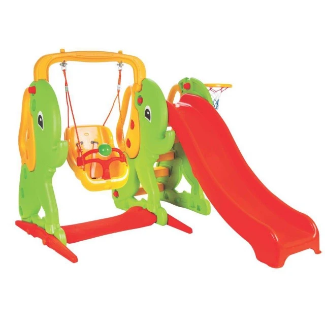 Slide with swing Elephant 06161 red