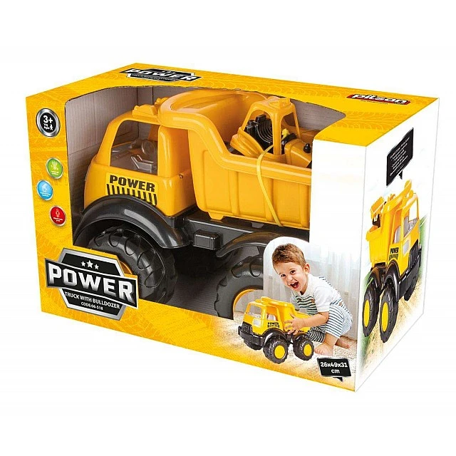 Power Truck with Bulldozer 06518