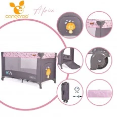 Baby crib Africa pink