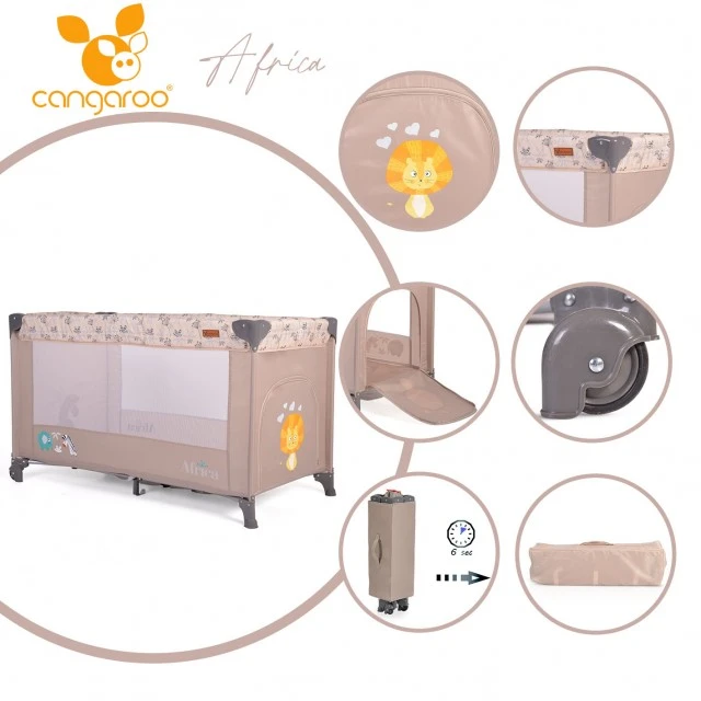 Baby crib Africa beige