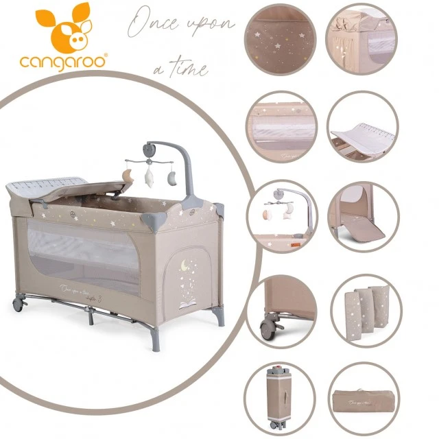 Baby crib Once upon a time 3 beige