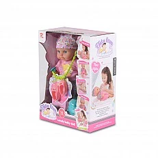 Doll 36cm peeing with accessories 8653
