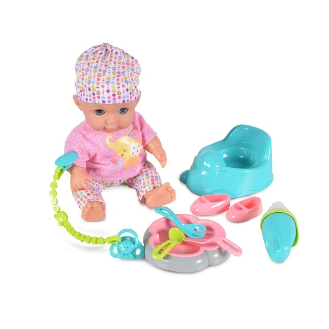 Doll 36cm peeing with accessories 8653