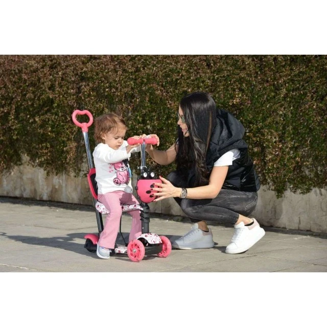 Тротинетка Lollipop розов