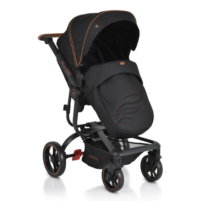 Combined stroller Ellada 3 in 1 black