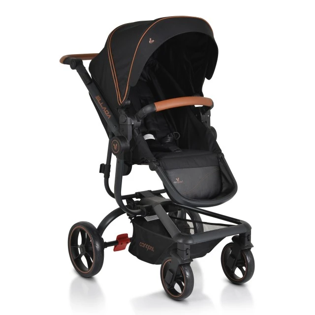 Combined stroller Ellada 3 in 1 black