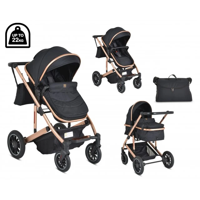 Combined stroller Thira black