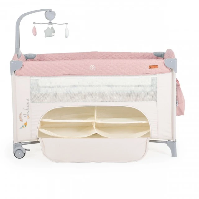 Baby crib Indiana pink