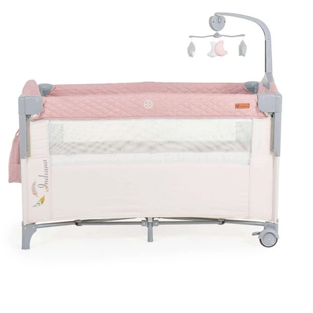 Baby crib Indiana pink
