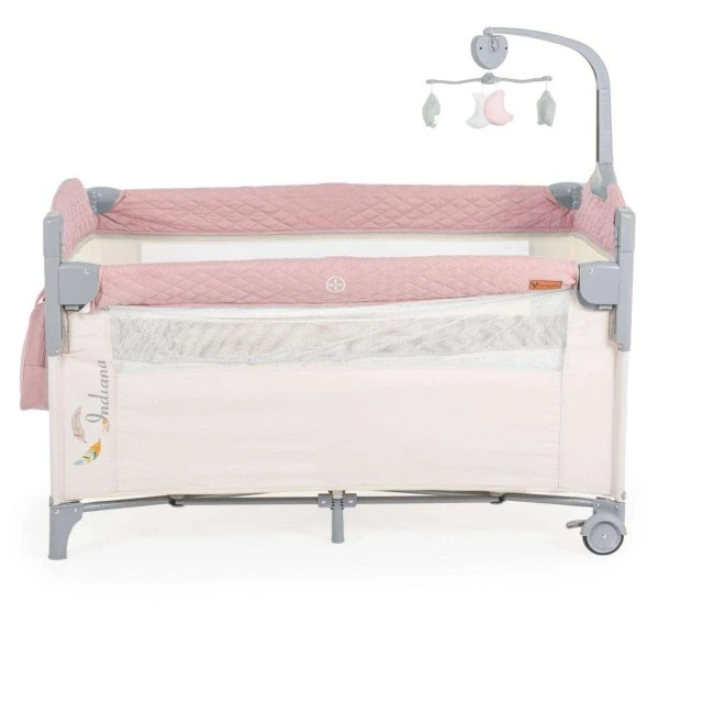 Baby crib Indiana pink