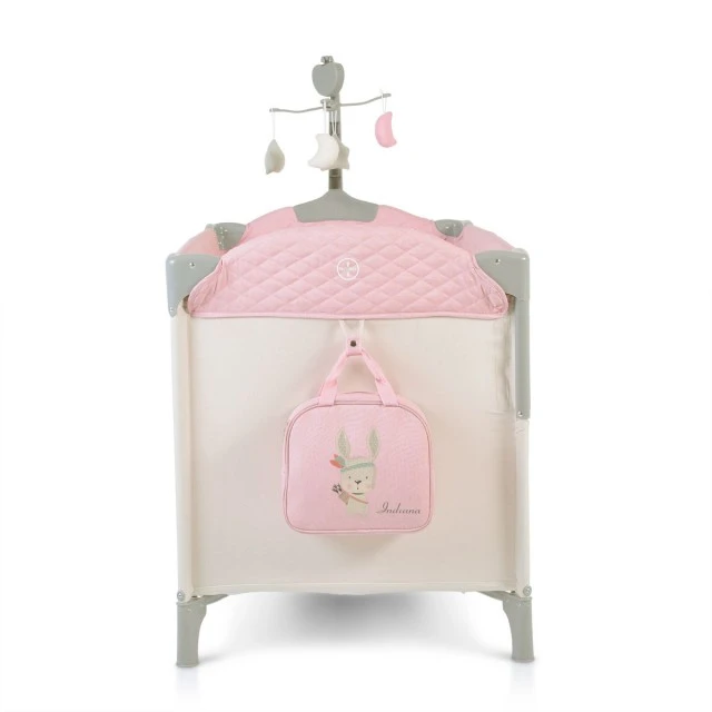 Baby crib Indiana pink