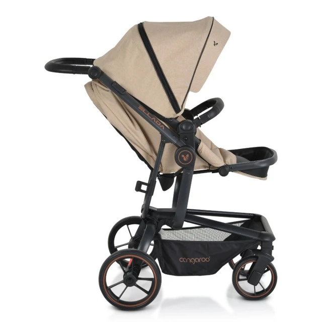 Combined stroller Ellada 3 in 1 beige
