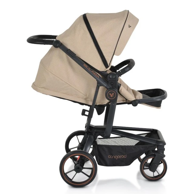 Combined stroller Ellada 3 in 1 beige
