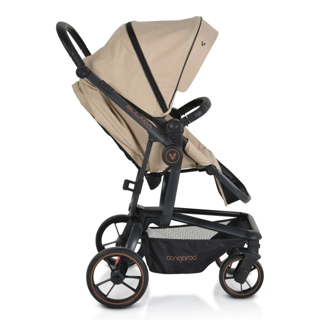 Combined stroller Ellada 3 in 1 beige
