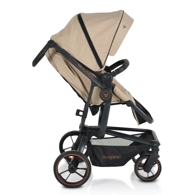 Combined stroller Ellada 3 in 1 beige