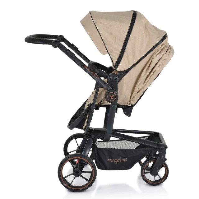 Combined stroller Ellada 3 in 1 beige
